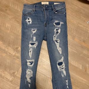 High rise ankle jeggings (pac sun)